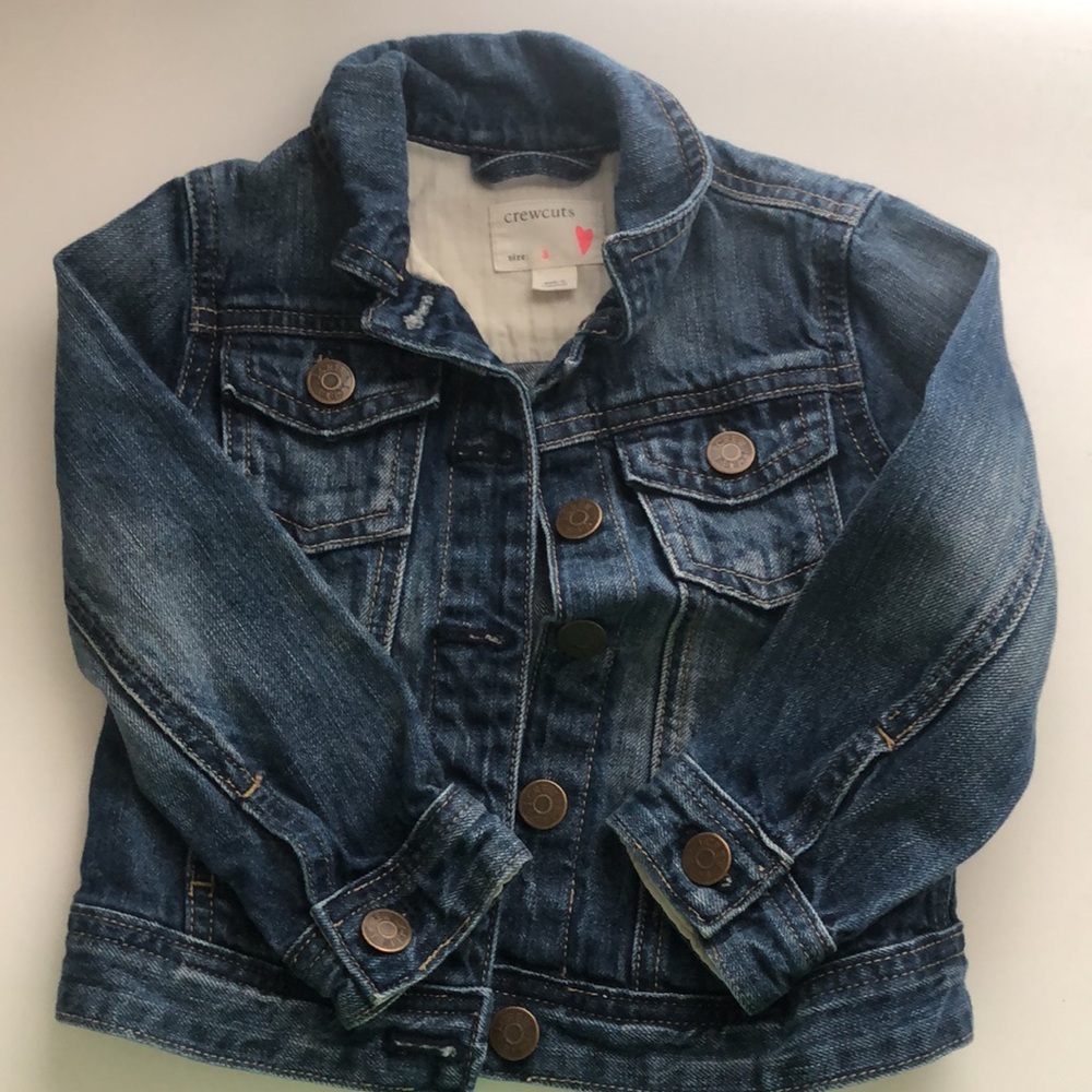 Girls Crewcuts Jean jacket size 3